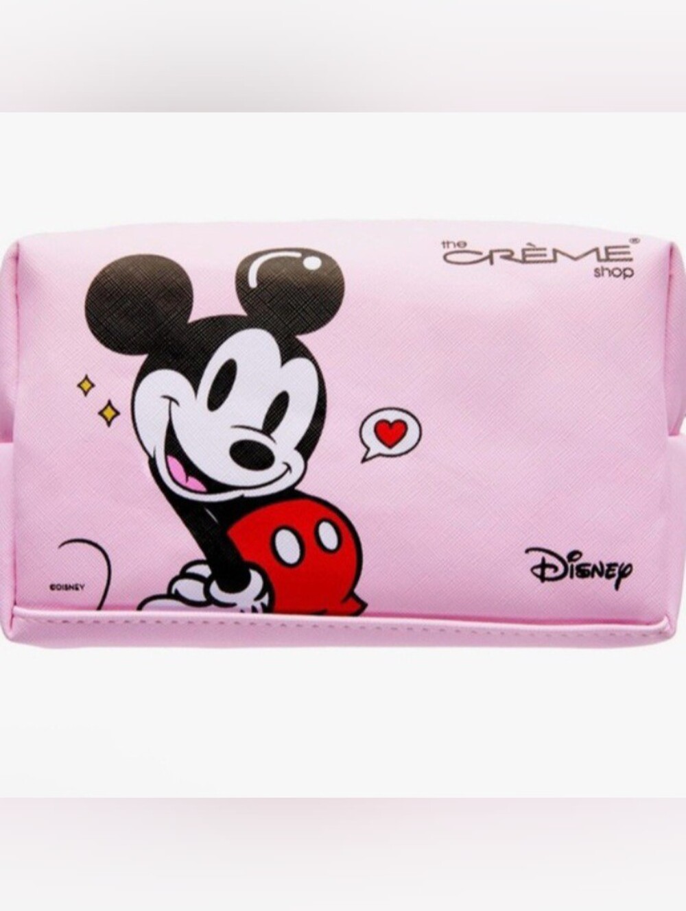 The Crème Shop x Disney Minnie Mouse Pink Cosmetic Bag NWT - Picture 2 of 3
